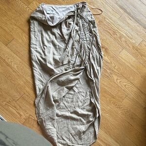 VINE TREE Gathered Midi Skirt